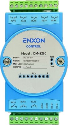 8*CO Modbus Relay Module with Isolated RS-485 Communication DM-2260