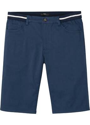 Stretch-Bermuda mit Bequembund Regular Fit Gr. 46 Tiefblau Herren Shorts Neu