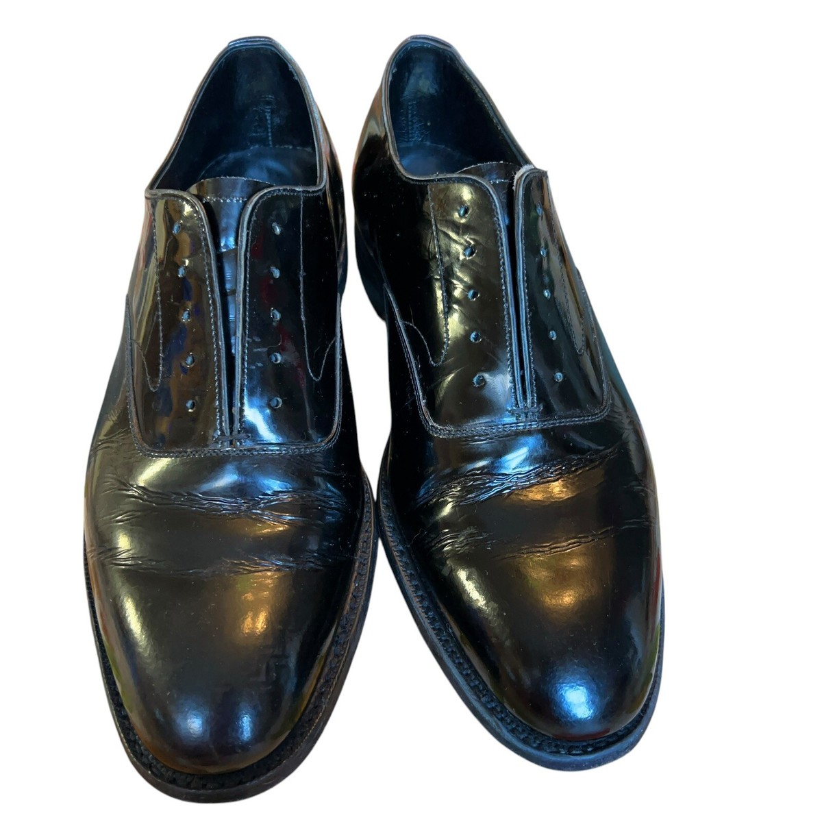 Brooks Brothers Crockett & Jones Black Patent Leather Oxford  display picture 3