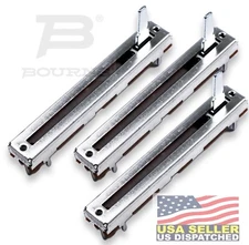 BOURNS 10K Ohm Slide Potentiometer 15mm Shaft, 45mm Travel, Single Linear Taper