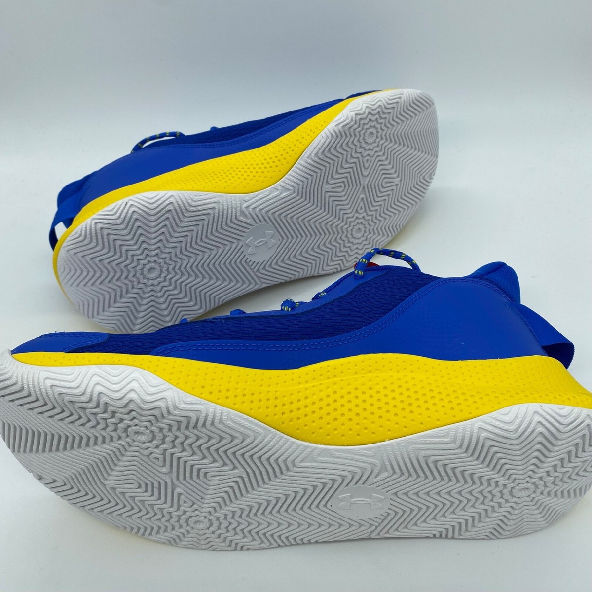 Under Armour Curry 3Z7 Mens Size 11.5 Blue Yellow Basketball Shoes 3026622-400 Under Armour Curry 3Z7 Basketball Shoes Blue Yellow 302662  main image 4