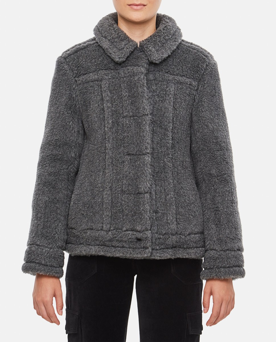MaxMara Teddino Biker Short Coat ボアブルゾン MaxMara Teddino Biker Short Coat ボアブルゾン MaxMara