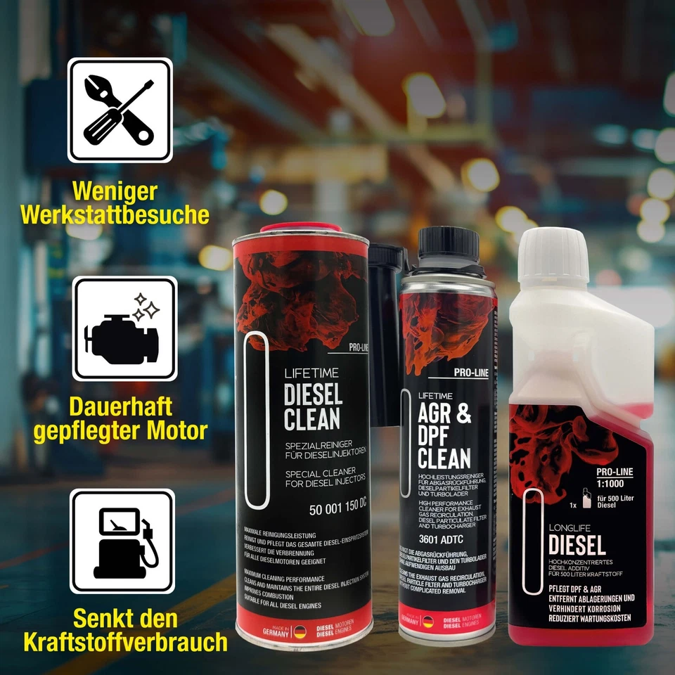 LIFETIME Diesel Additiv All in One Reinigungs-Kur für 12 Tanks DPF AGR | 1900ml - Bild 4 von 4