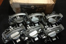 6 MB 550-RC TRAP OFFSET CAST JAW'S 2 COIL TRAPPING COYOTE BOBCAT FOX HALF DOZEN