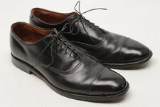 Allen Edmonds Park Avenue Cap Toe Dress Shoes Mens 10 C Black Leather Oxford USA