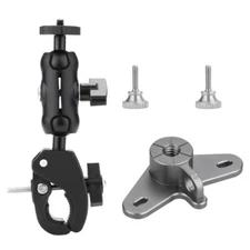 Bike Mount Adapter for Air 3/Action 2/Pocket 3 Remote Screw Port Tripod Mount