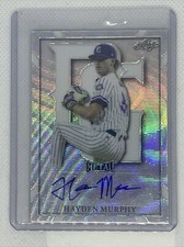 2021 LEAF METAL PERFECT GAME HAYDEN MURPHY AUTO SILVER WAVE REFRACTOR 1/12