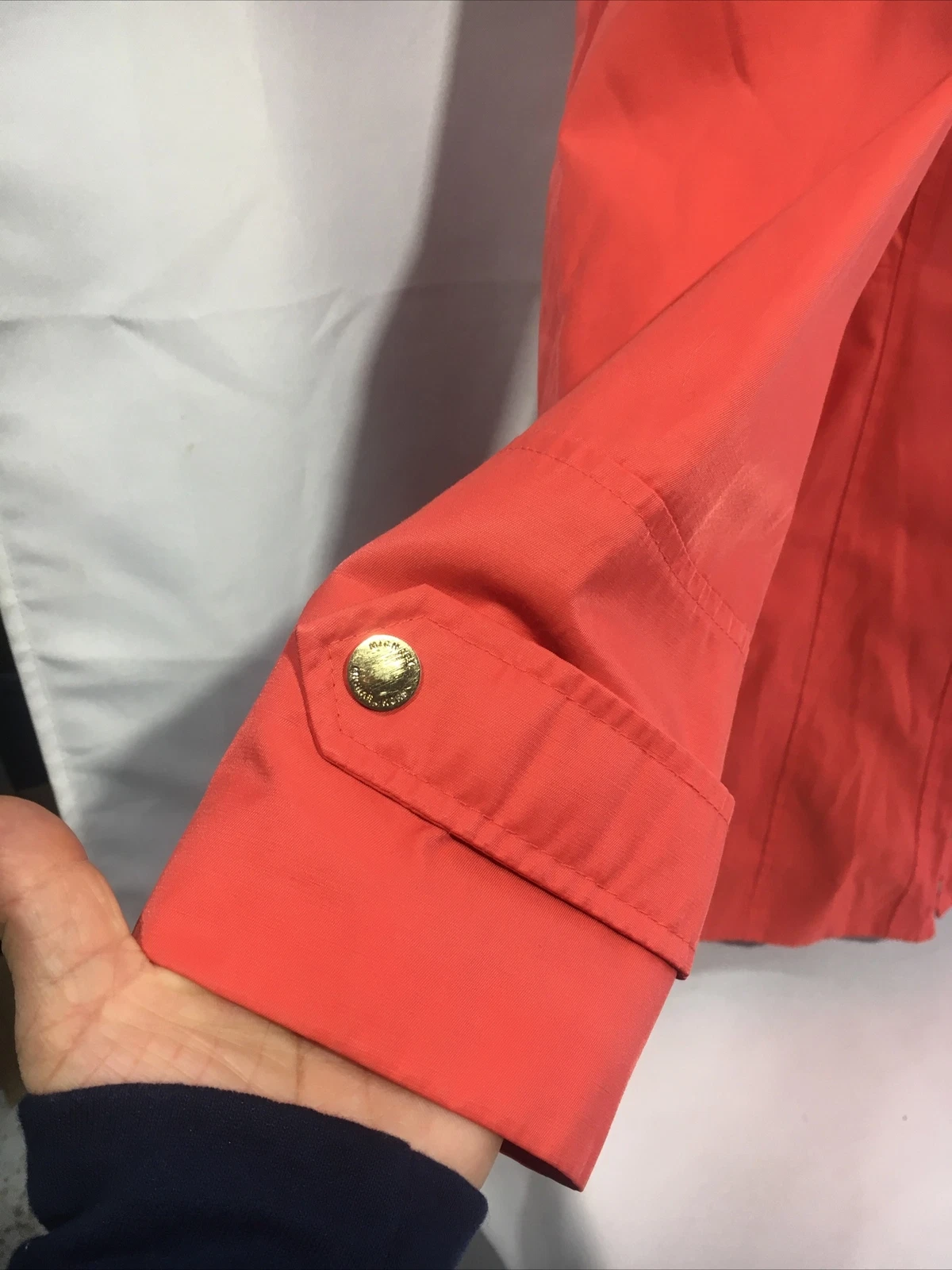 Cappotto donna Michael Kors giacca a vento taglia media arancione