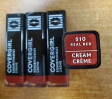 4 Pack: Covergirl Exhibitionist Creme Lipstick *#510 Real Red* (9305-13C)