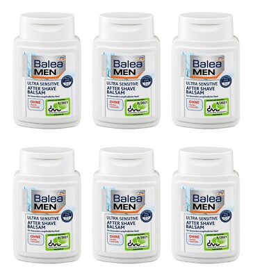 6 x 100ml | Balea MEN After Shave Balsam Ultra Sensitive