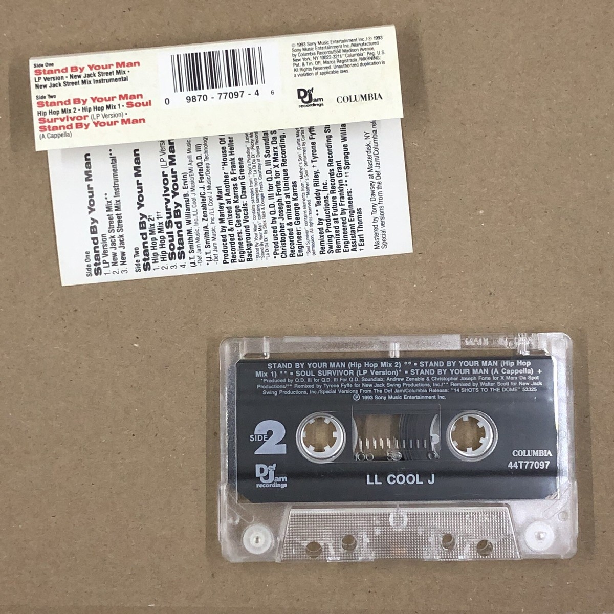 STEP INTO THE A.M. ASE MAN 90's TAPE 限定盤 LL COOL J Cassette Tape STAND BY YOUR MAN 90s Hip Hop MAXI