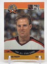 1990 Pro Set #360 Brian Propp [1990 All Star Game] Philadelphia Flyers