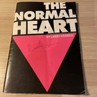 The Normal Heart Larry Kramer signed Programme MARTIN SHEEN West Wing Autograph