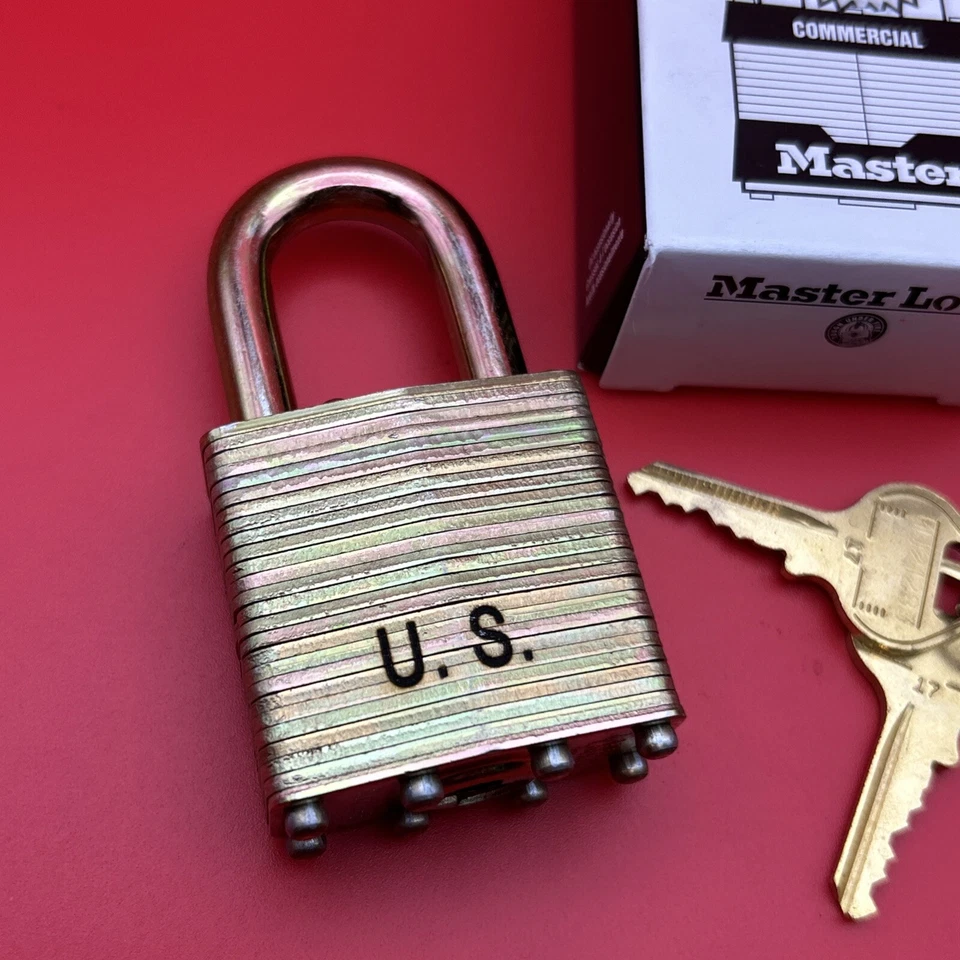 New Master Lock 60014NLFUS 1-3/4" W x 3-1/8 L Keyed Padlock - Image 2 of 4