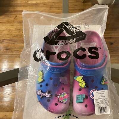 New RAPHA x Palace x Crocs EF Education First Size 9