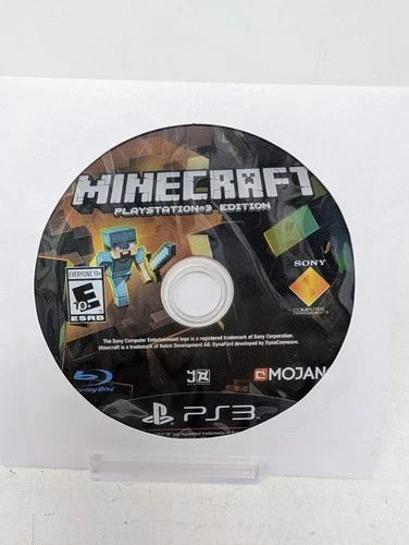 PS3 Playstation MINECRAFT PLAYSTATION 3 EDITION Game Disc Only