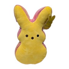 12 Inch Peeps Pink Yellow Iridescent Bunny Officially Licensed Easter Plush