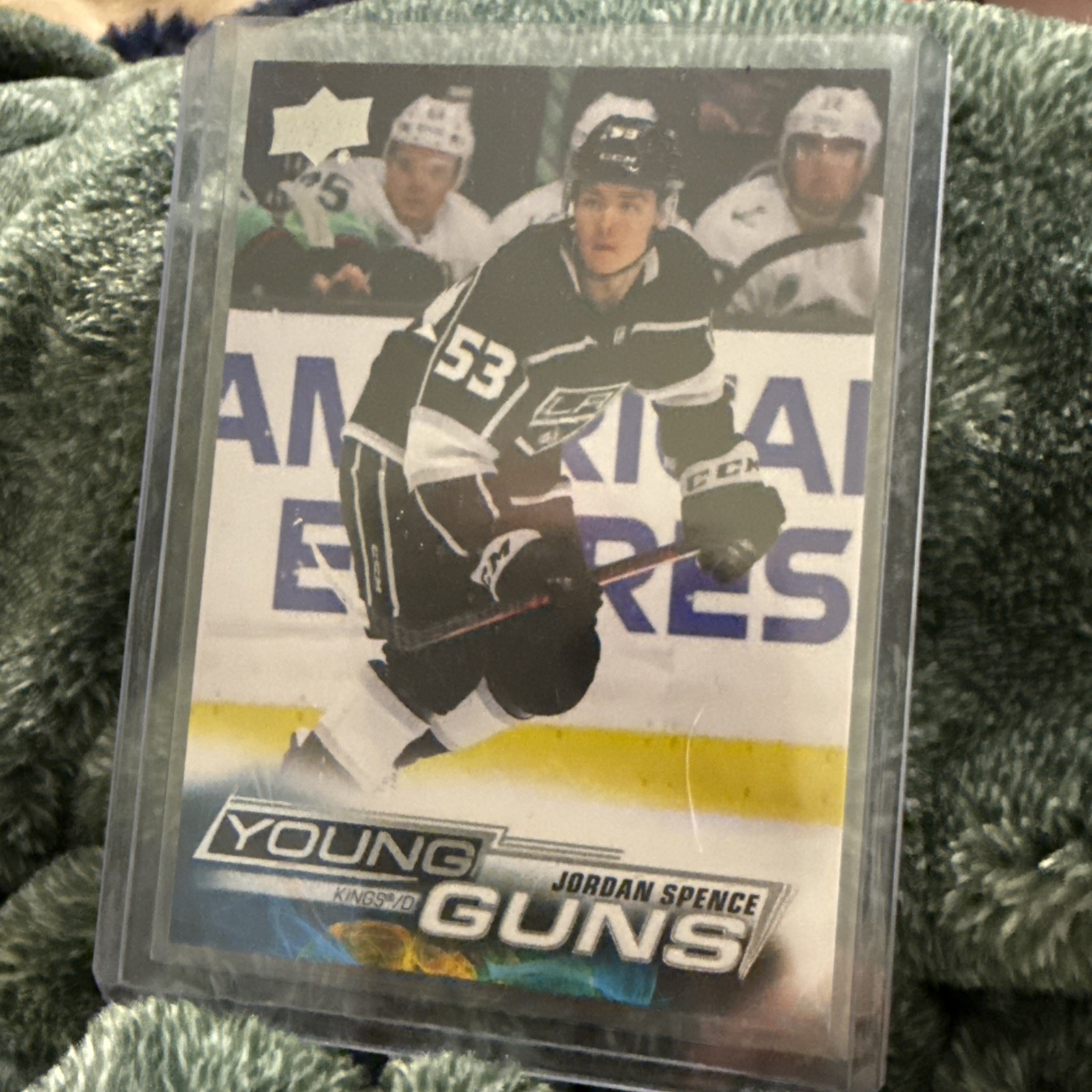 22/23 Upper Deck Young Guns #238 Jordan Spence kings