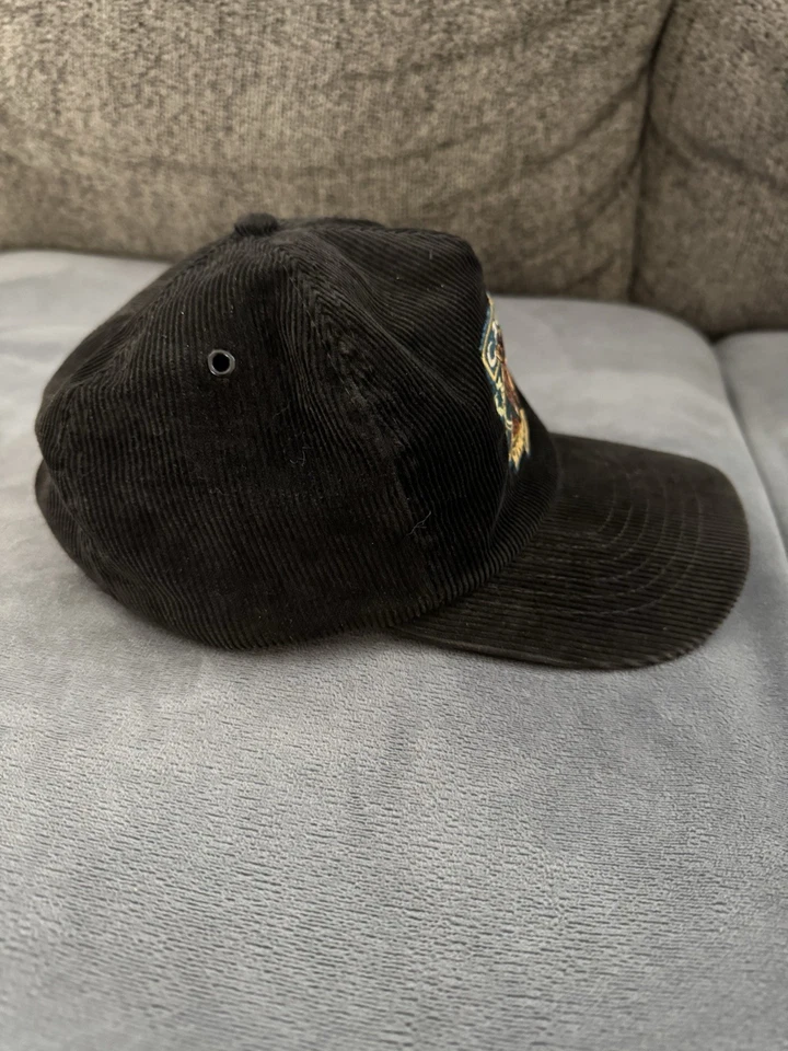 De colección Joe Camel Cigarrillo Suave Personaje Negro Pana Snapback Gorra Sombrero Foto 4 de 4