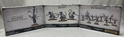 Warhammer Age of Sigmar Daemons of Slaanesh - Daemonettes - Syll'Esske - Fiends
