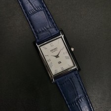 Vintage Seiko Slim Quartz Men's Wrist Watch - Comes With New Battery, New Band