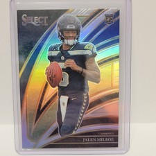 2025 Panini Select Prizm Rookie Jalen Milroe #214 Club Level Seahawks NFL