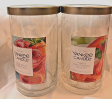 Two Empty Yankee Candle 14.25 Oz Jars Clean