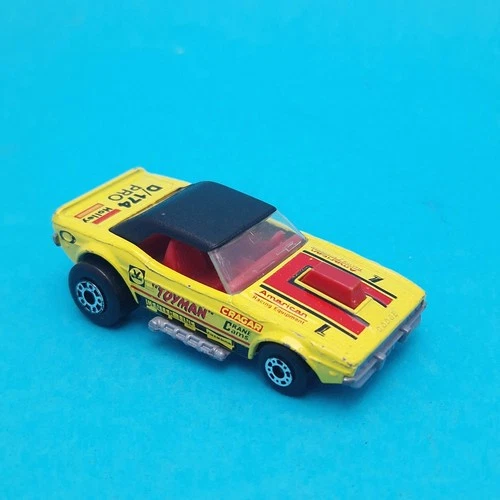 MATCHBOX ☆ SUPERFAST DODGE CHALLENGER TOYMAN Yellow Car Vehicle Diecast Vintage