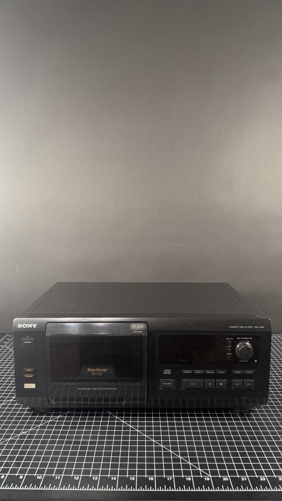sony compact disc player cpd-cx55