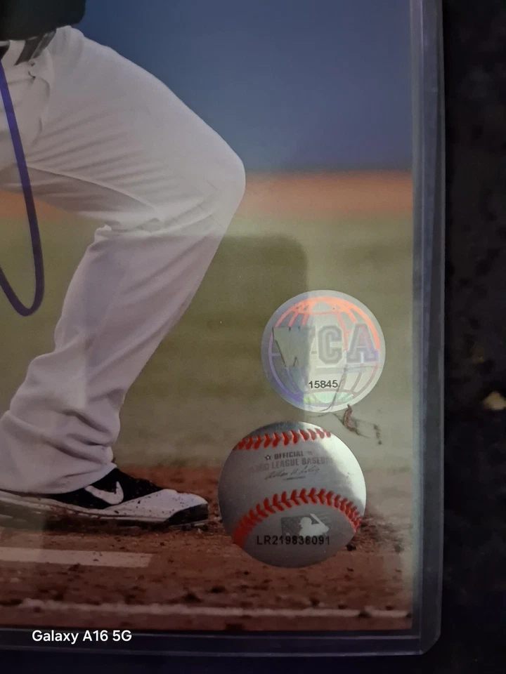 💙Toronto Blue Jays 🐦 Brett Lawrie 8x10 Autographed Photo Authenticated WCA - Image 2 of 3