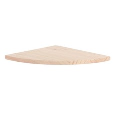 Solid Pine Corner Shelf 28.5cm, Natural Finish, Single or Kit - Customizable