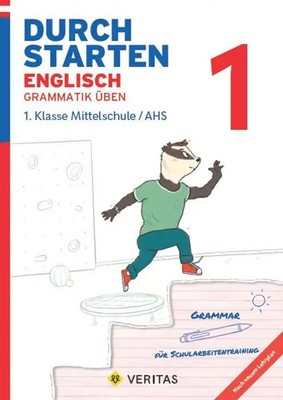 Durchstarten 1. Klasse - Englisch AHS/ BHS - Grammatik | Übungsbuch mit Lösungen