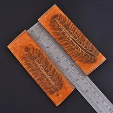 Custom Made Pine Cones Resin Pair Scales For Knife Making Handle