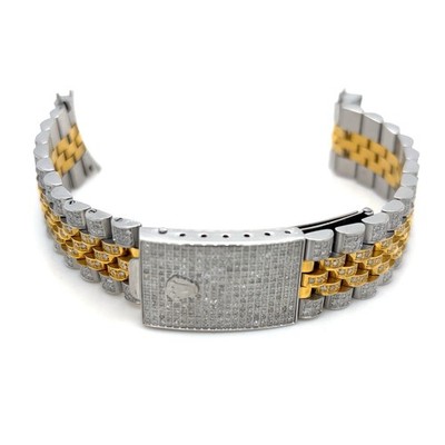 Rolex Datejust 2-Tone Yellow 5.75 ctw Natural Diamond Jubilee 36mm Bracelet