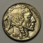 #5 nicer low mintage Business Uncirculated++ to MS?? 1935 P Buffalo Head Nickel