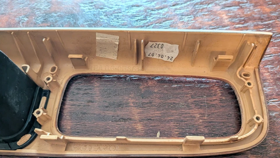 Bisel de moldura de puerta delantera izquierda roble claro nórdico Volvo C30, S40, C70, V50 Foto 3 de 4