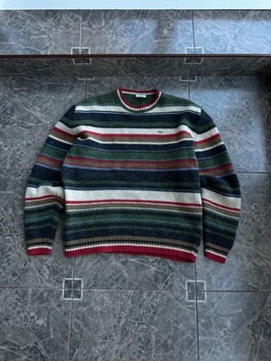Vintage Lacoste Wool Milticolor Sweater Sz M