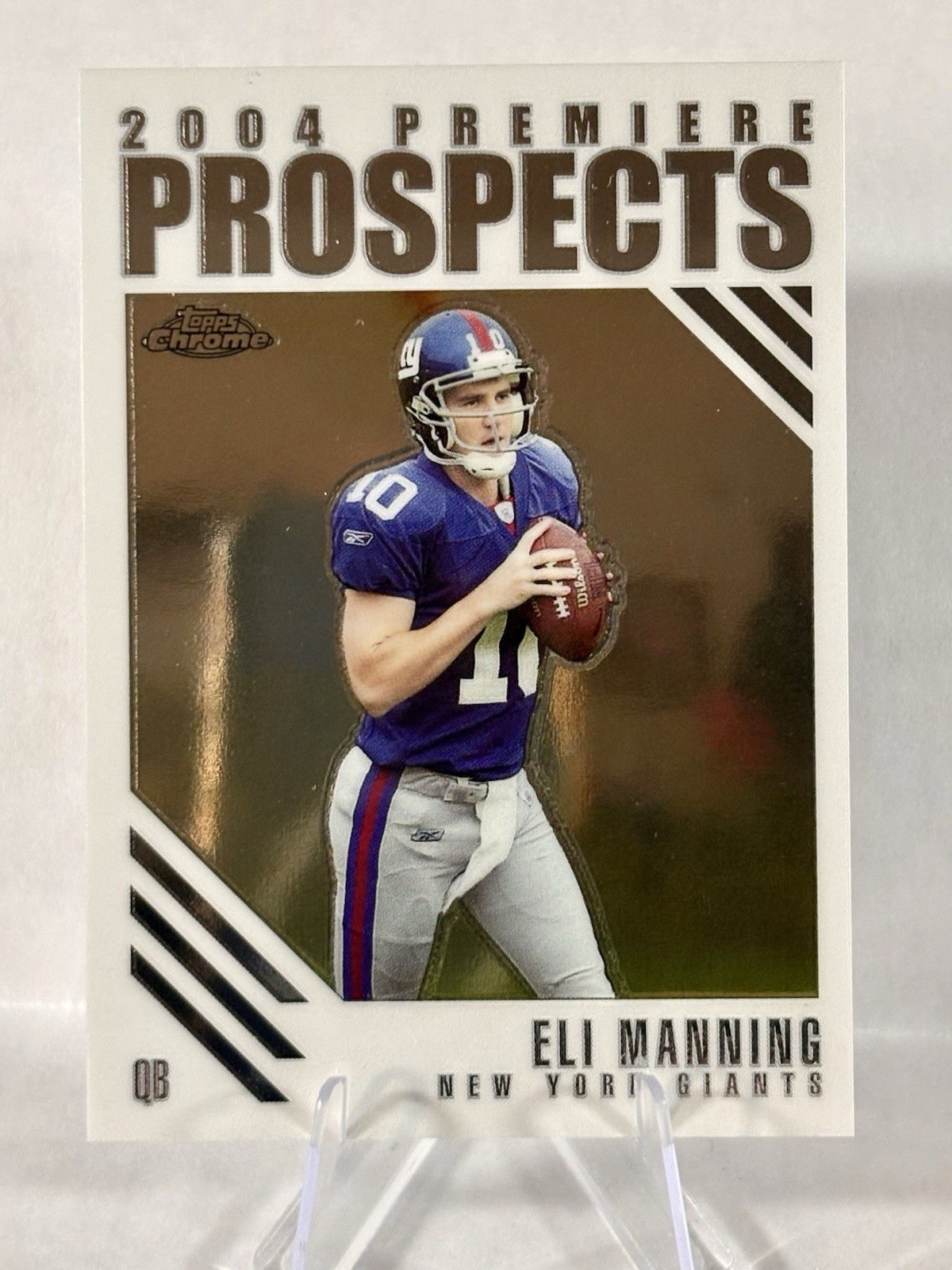 ELI MANNING 2004 Topps Chrome PREMIER PROSPECTS #PP5 SP RC Insert