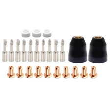 Plasma Cutting Consumables Set For Thermal Dynamics PCH10 Torch 25 Pieces