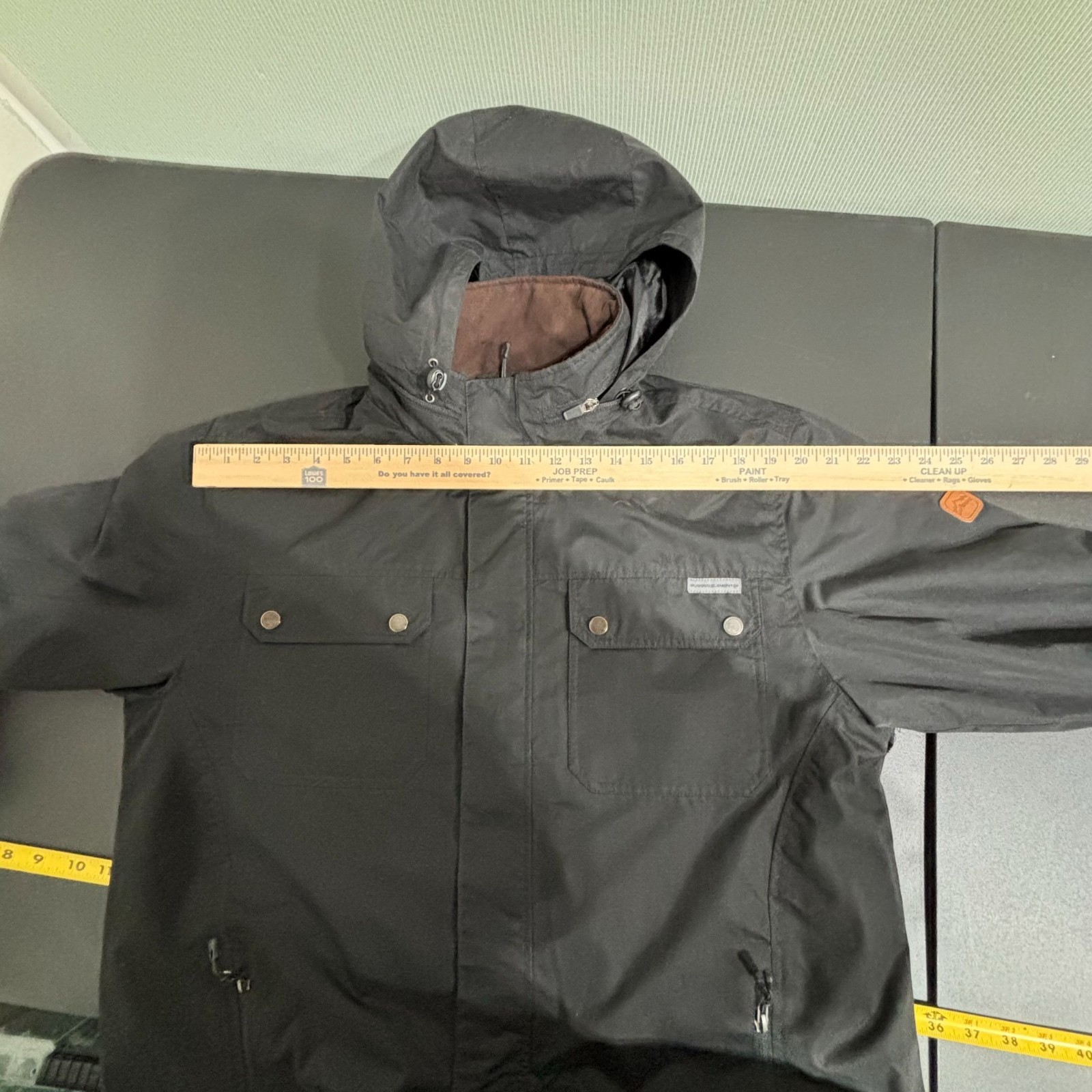 Rugged Elements Jacket Black Polyester Men's Medi… - image 6