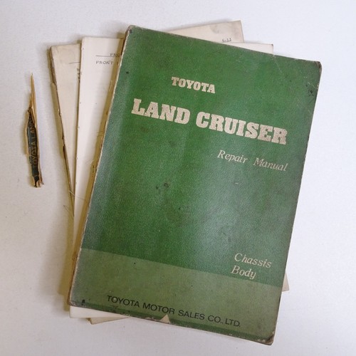 *as-is* 1967 Toyota Land Cruiser FJ55 FJ55V Original Factory Service Manual Book - Picture 2 of 17