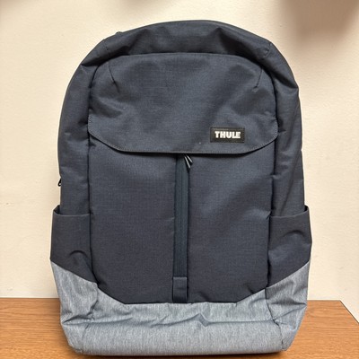 Thule Lithos 20L Laptop Backpack Navy Blue Bag Lightweight Padded Multi-Pocket