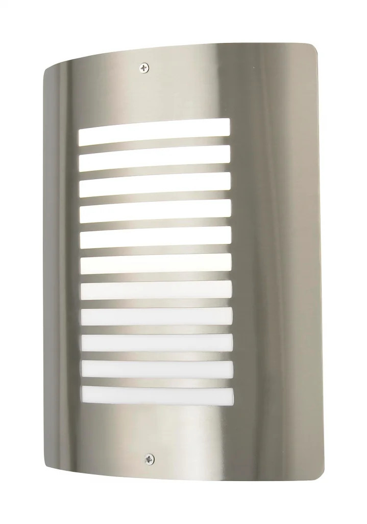 Outdoor Light Silver Sigma Wall Stainless Steel Zink ZN-25340-SST