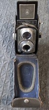 Graflex 22 Graftar 85mm F3.5 Twin Lens Camera  Case