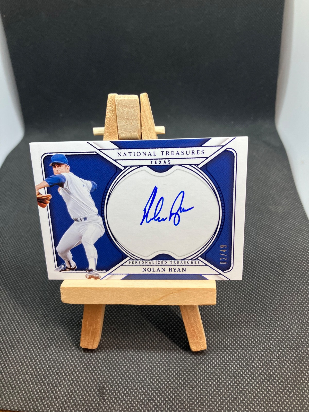 Nolan Ryan 2025 Panini National Treasures PERSONALIZED TREASURES AUTO #'d/49⚾️🔥