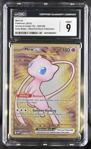 Mew ex 205/165 Sv: Scarlet & Violet 151 Metal CGC 9