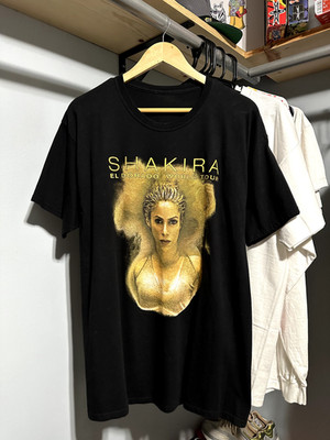 Shakira El Dorado World Tour T-Shirt Concert Graphic Band Tee Shirt S-5XL