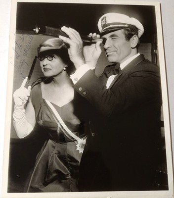 Bette Davis & Gary Merrill 1950 ''All About Eve'' B&W 8X10 Signed Photo