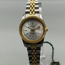 Vtg Gruen Precision Womens Watch 25mm Fluted ...