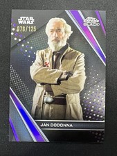 2023 Topps Chrome Black Star Wars Jan Dodonna Purple /125